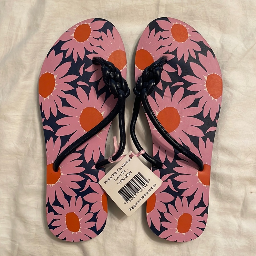 Vera Bradley “Loves Me…” Flip Flops